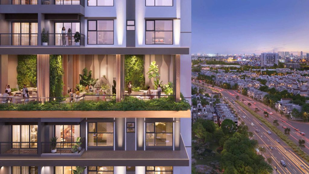Phối cảnh căn hộ sân vườn Ambience Gamuda Hải Phòng